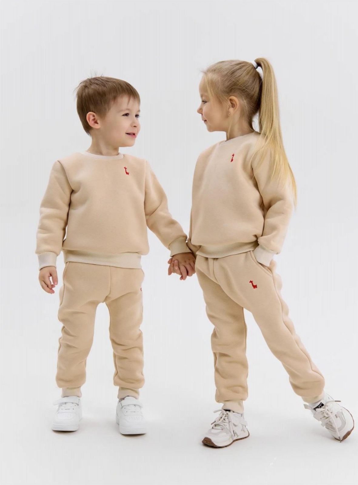 Костюм детский теплый с начесом из футера