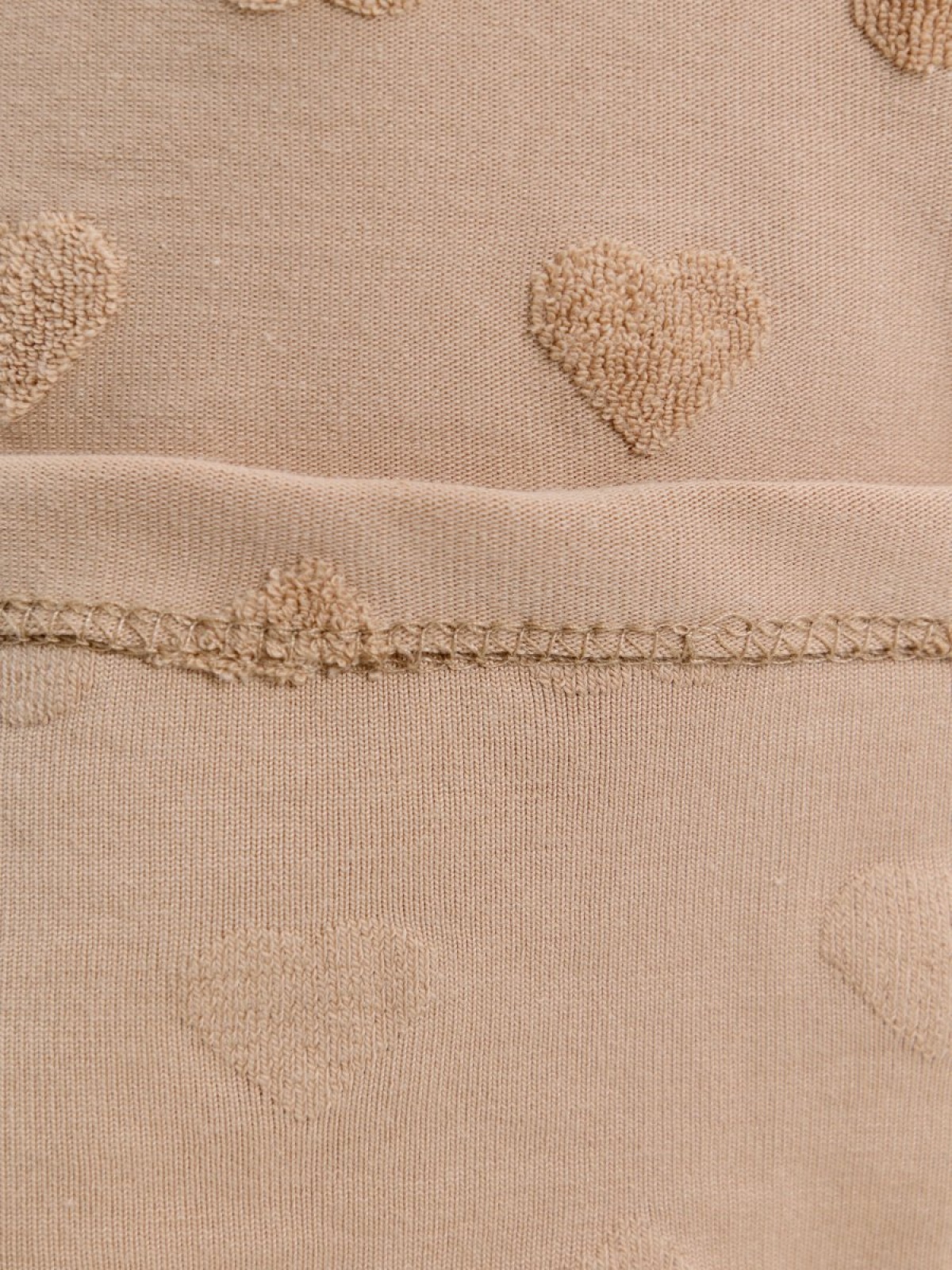 Костюм детский бежевый брюки и футболка