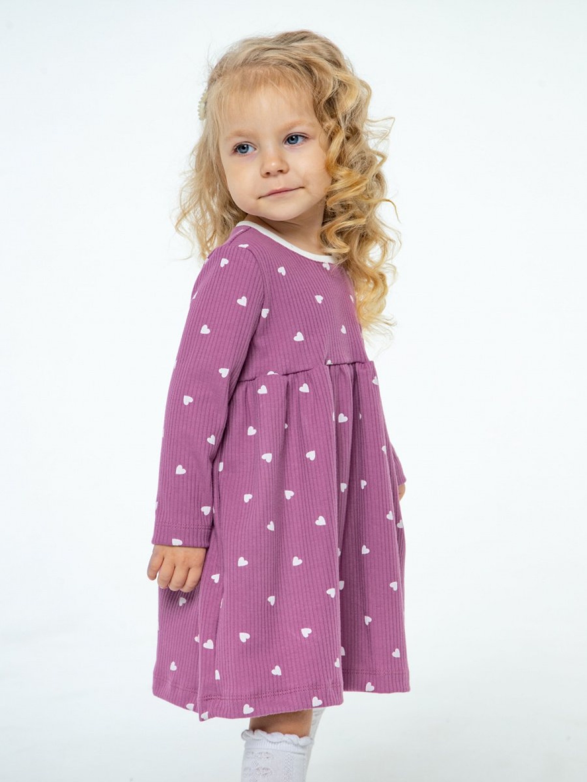 Платье детское в садик с длинным рукавом 