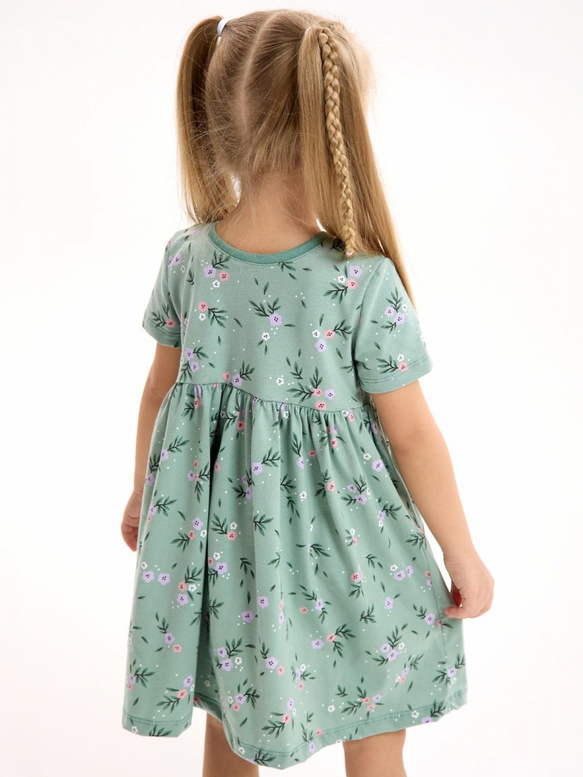 Платье нарядное в садик с коротким рукавом