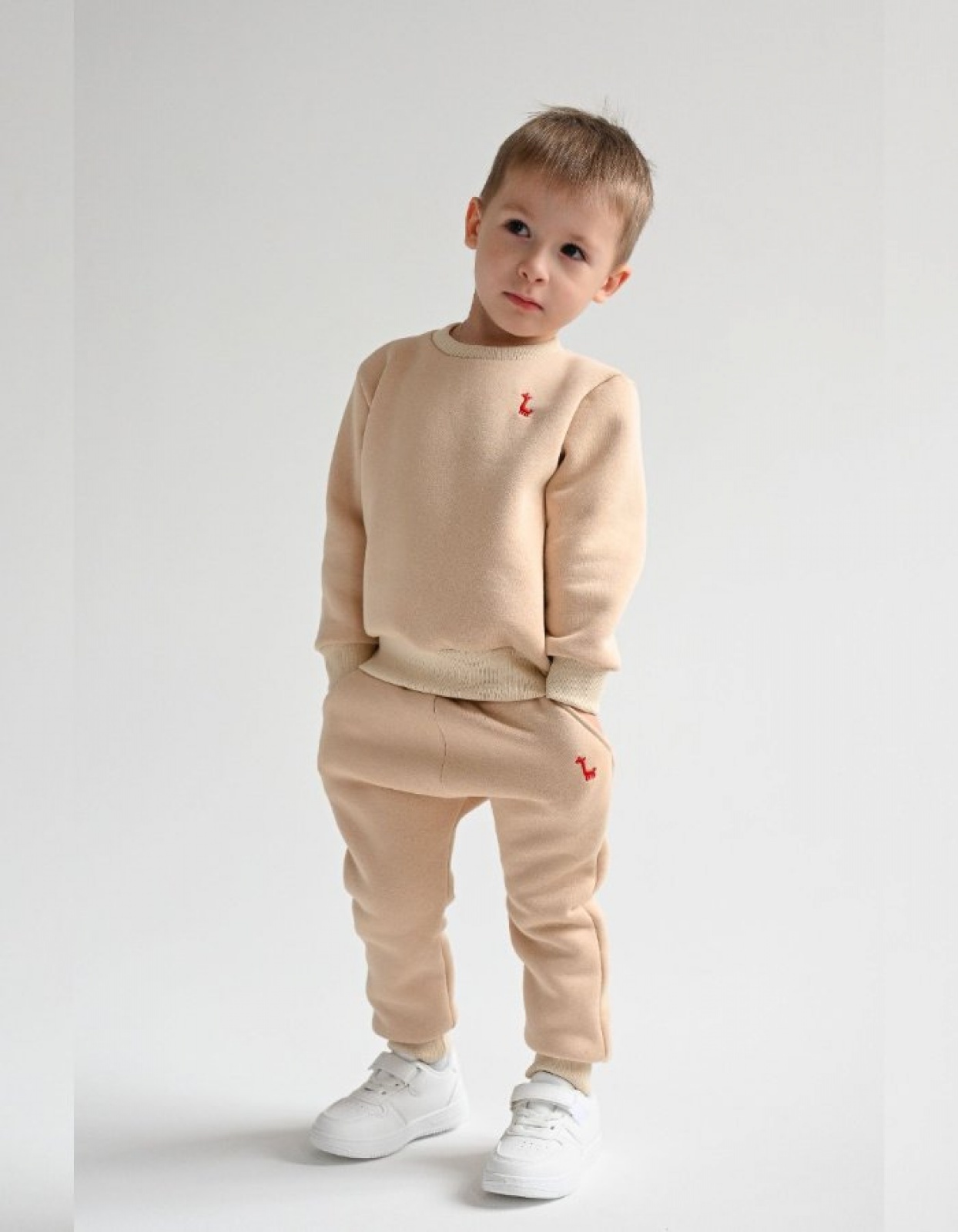 Костюм детский теплый с начесом из футера