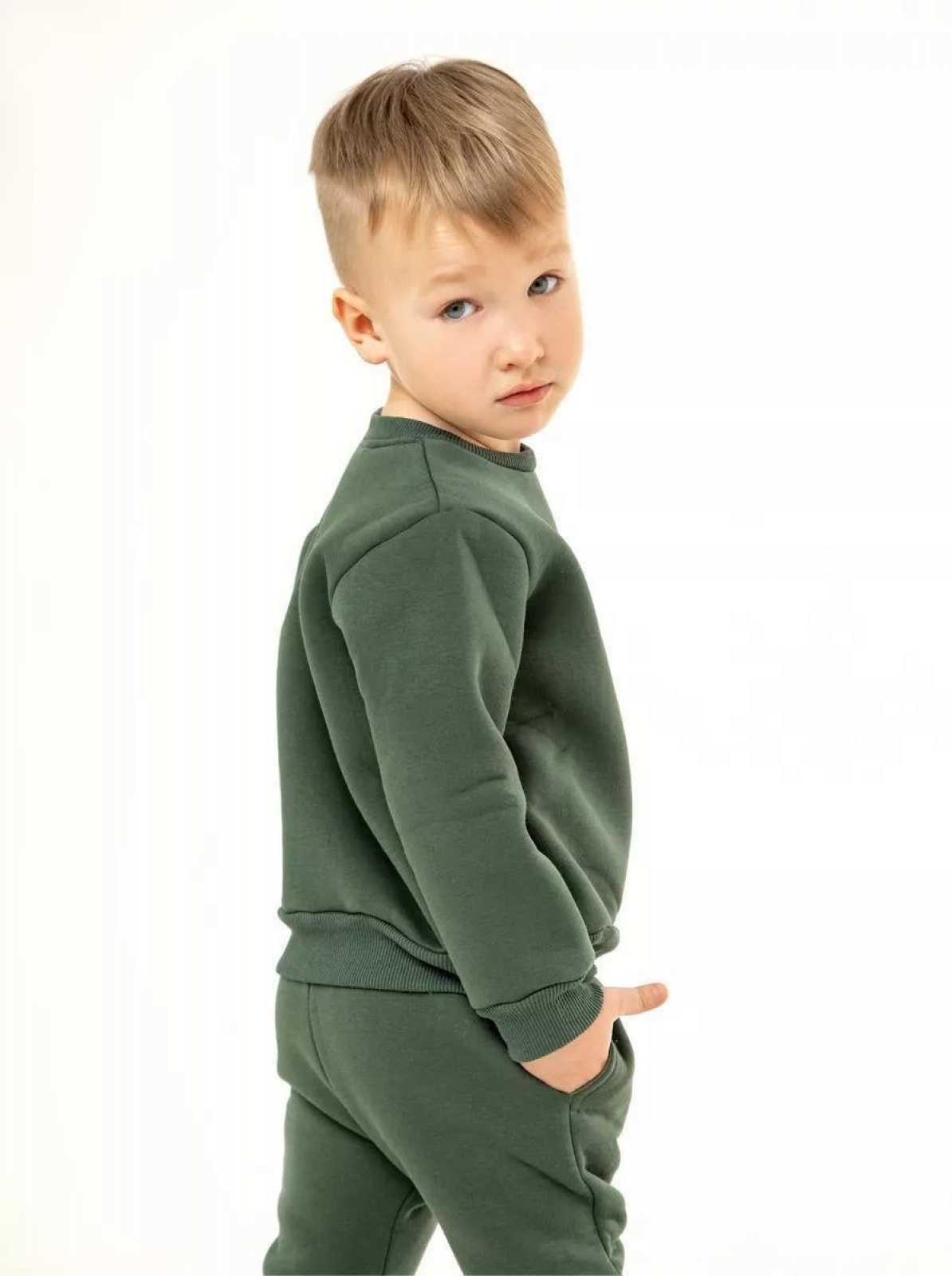 Спортивный детский костюм с начесом из футера