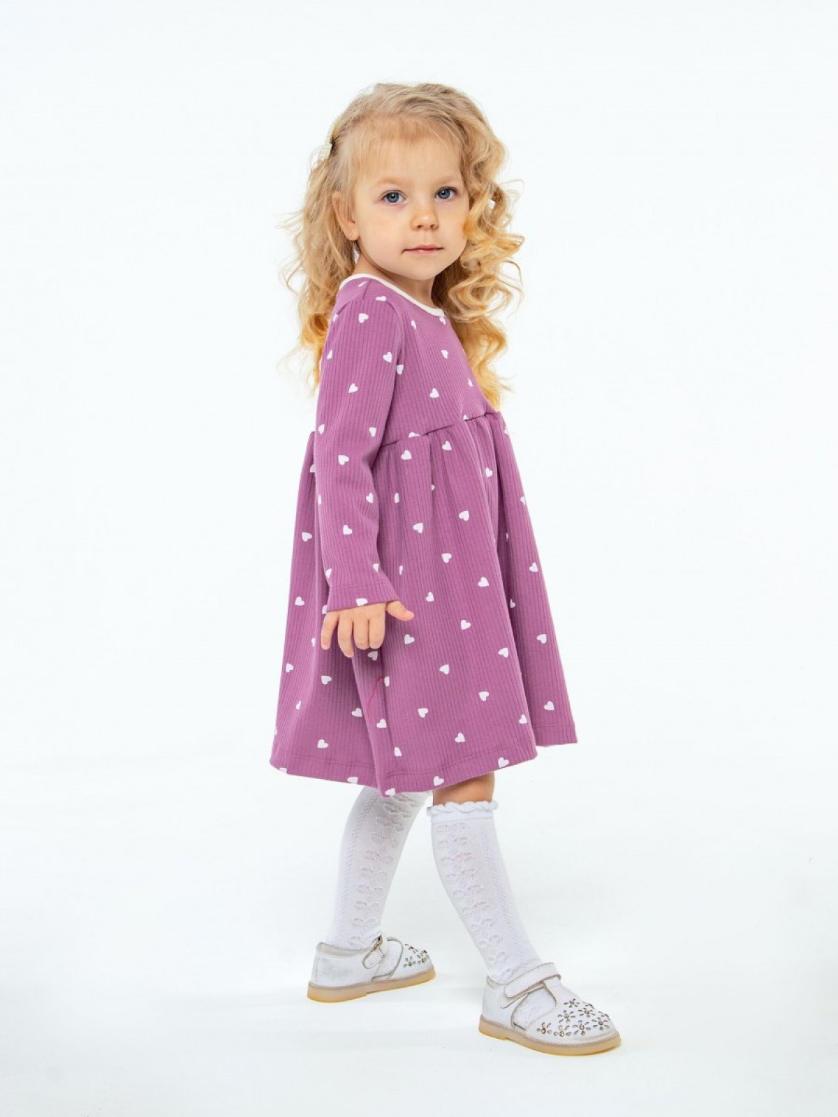 Платье детское в садик с длинным рукавом 