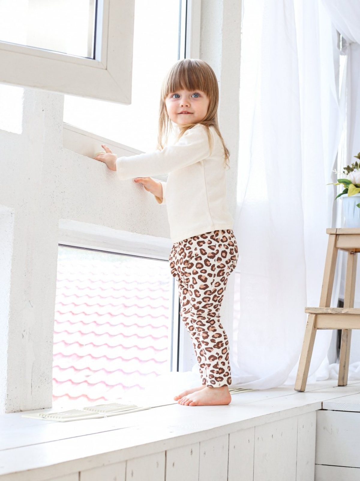 Костюм хлопковый для малыша брюки и лонгслив 