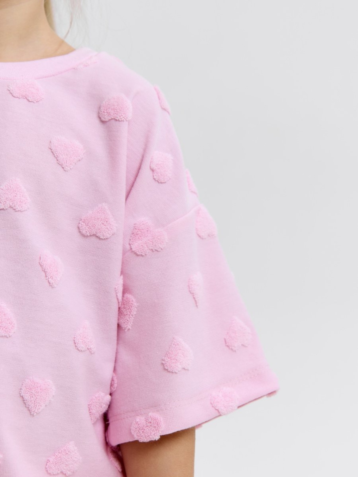 Нарядный костюм для девочки футболка и хлопковые лосины