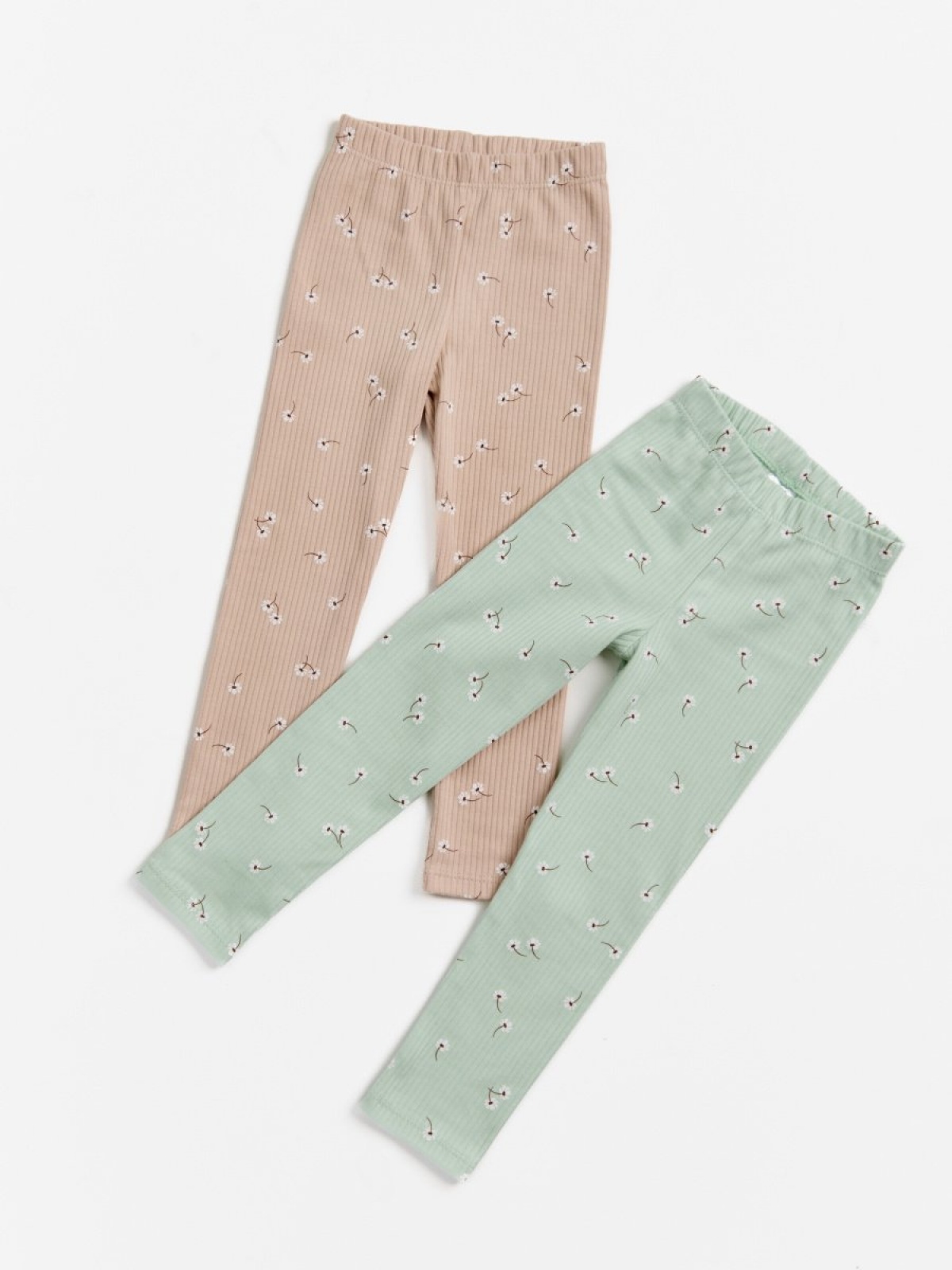 Лосины (легинсы) в рубчик детские набор