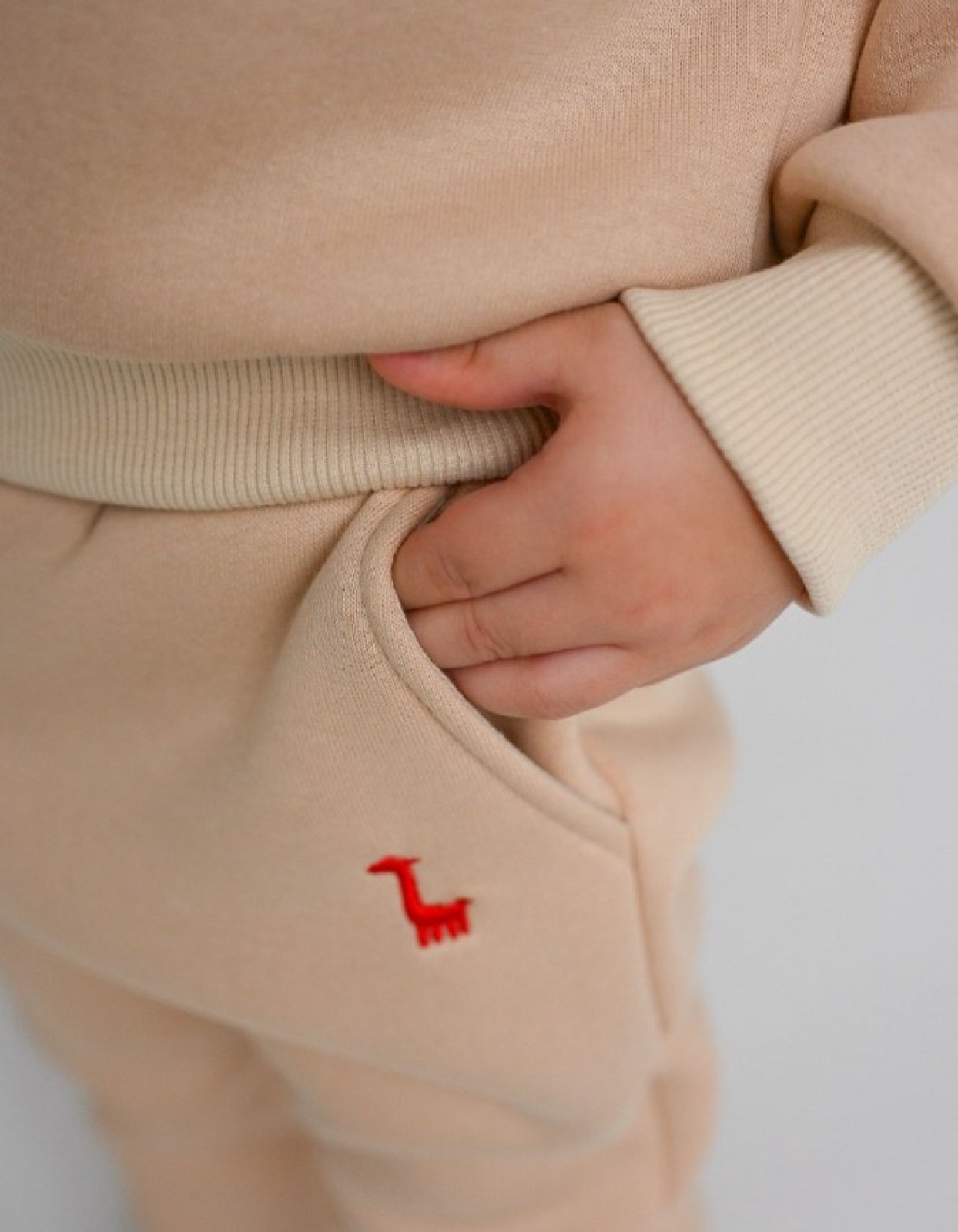 Костюм детский теплый с начесом из футера