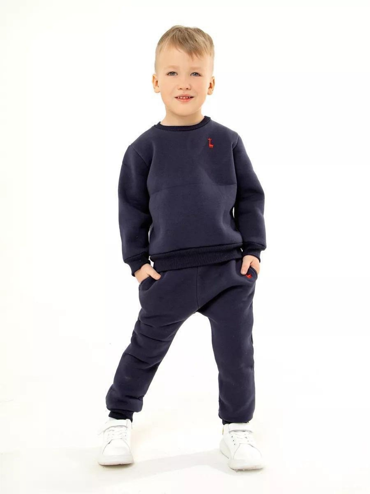 Детский костюм с начесом спортивный из футера