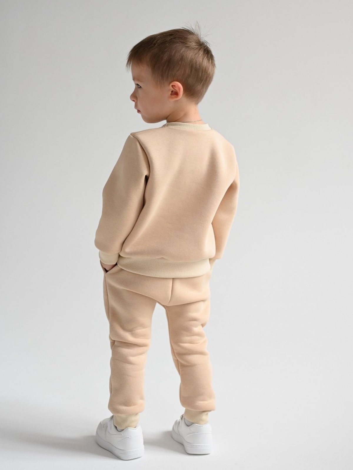 Костюм детский теплый с начесом из футера