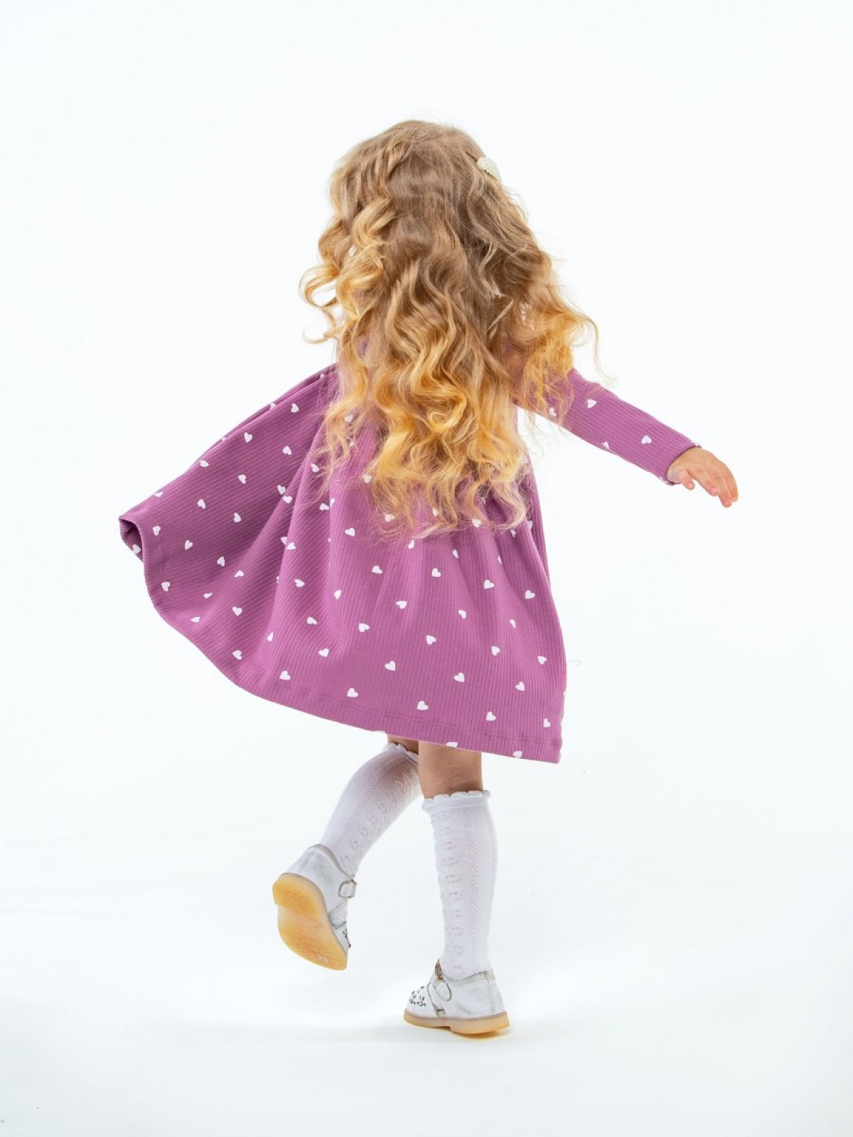 Платье детское в садик с длинным рукавом 