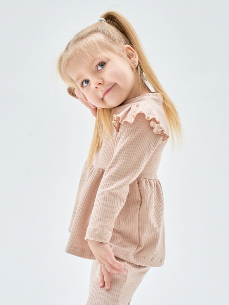 Костюм детский с брюками в рубчик