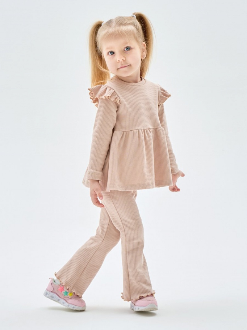 Костюм детский с брюками в рубчик