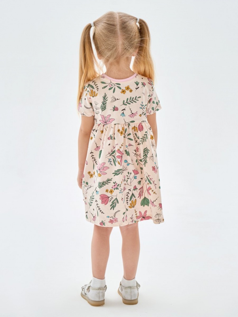 Платье нарядное в садик с коротким рукавом 