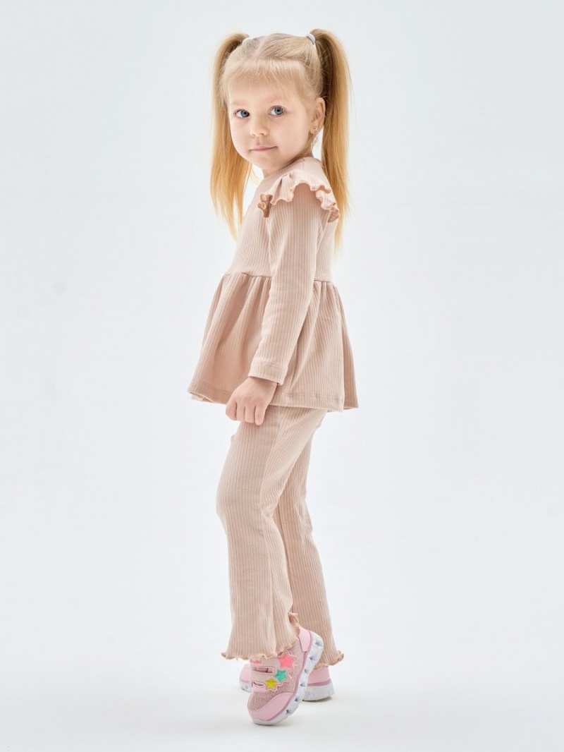 Костюм детский с брюками в рубчик