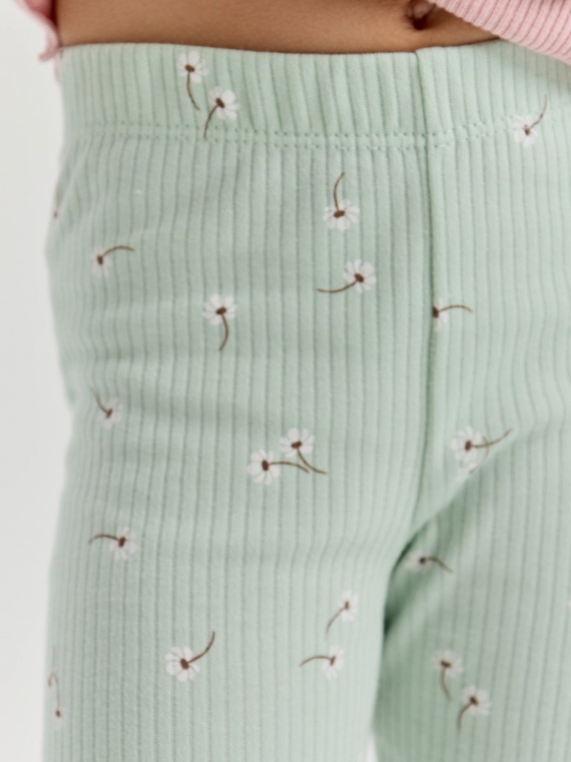 Лосины (легинсы) в рубчик детские набор