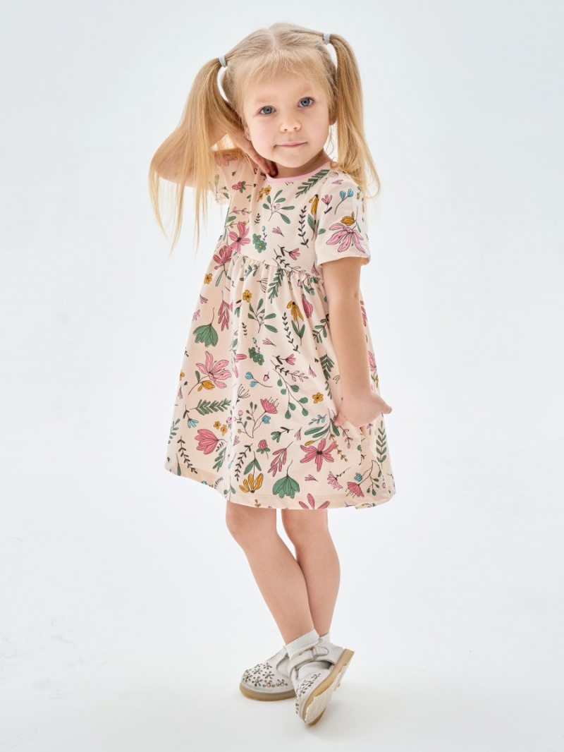 Платье нарядное в садик с коротким рукавом 