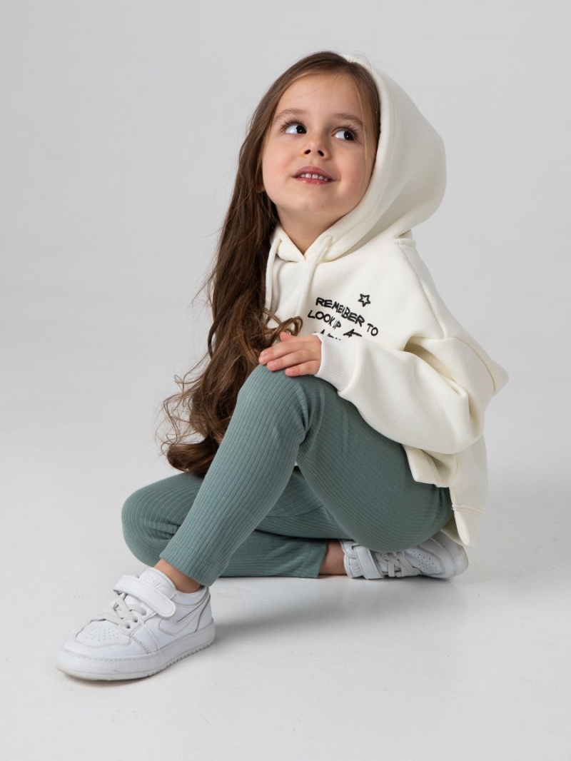 Лосины (легинсы) детские в садик в рубчик набор 2шт