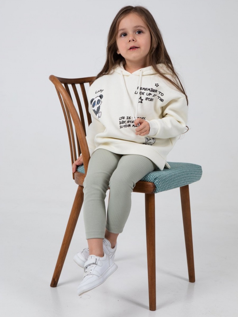 Лосины (легинсы) детские в садик в рубчик набор 2шт