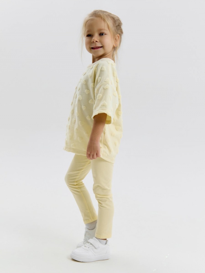 Костюм для девочки в садик футболка и леггинсы