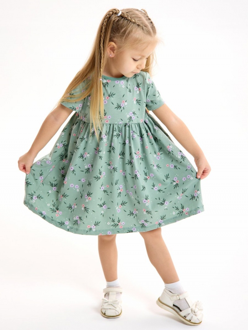 Платье нарядное в садик с коротким рукавом