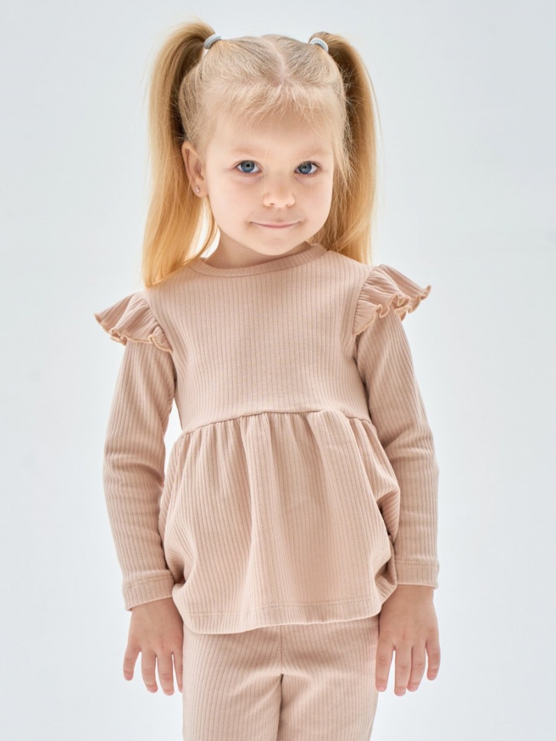 Костюм детский с брюками в рубчик