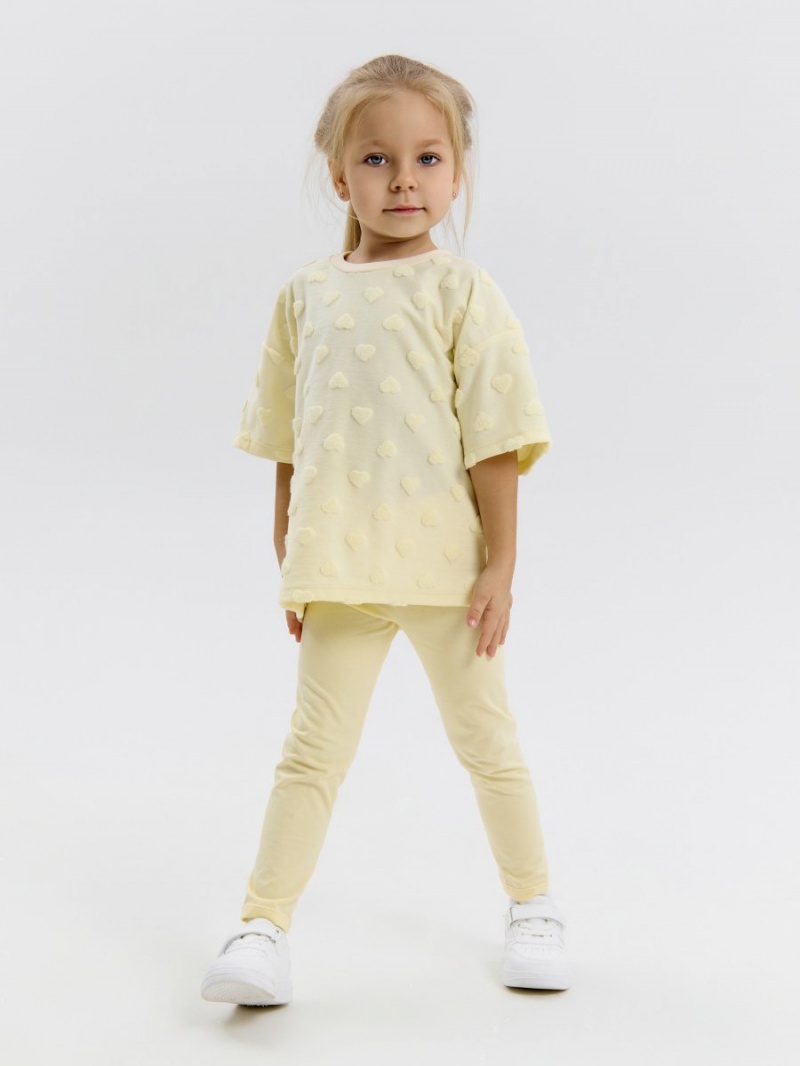 Костюм для девочки в садик футболка и леггинсы