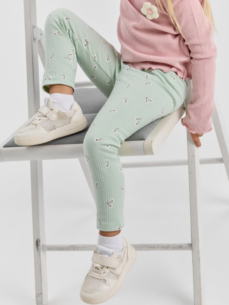 Лосины (легинсы) в рубчик детские набор