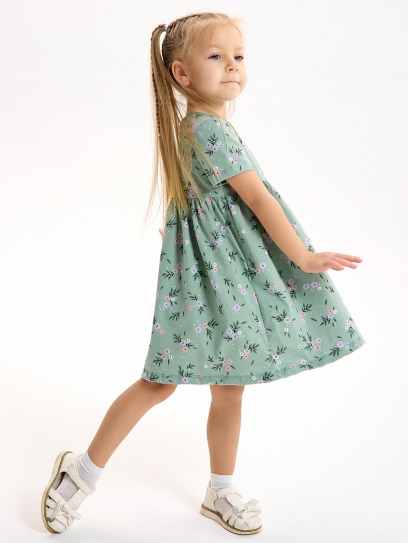 Платье нарядное в садик с коротким рукавом